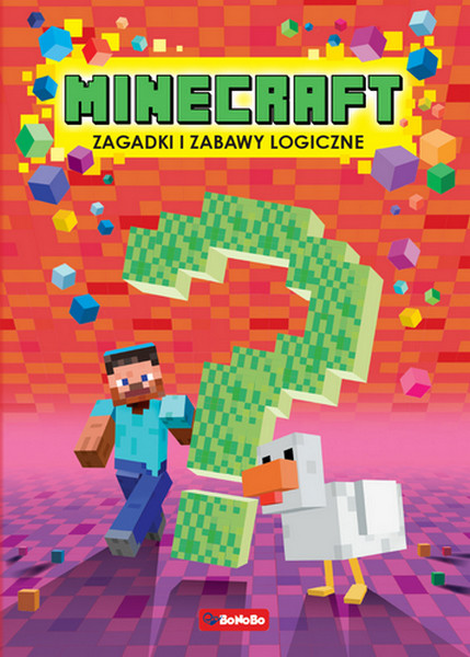 okładka Minecraft Zagadki i zabawy logiczne książka | Pluta Katarzyna, Justyna Mrowiec