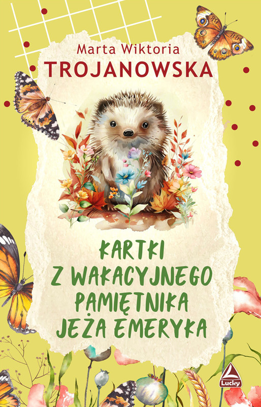 okładka Kartki z wakacyjnego pamiętnika jeża Emeryka książka | Trojanowska MartaWiktoria