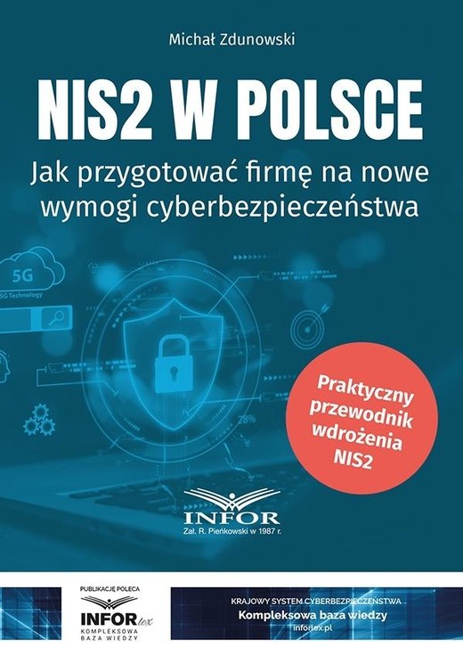 okładka NIS2 w Polsce. Jak przygotować firmę na nowe... książka | Michał Zdunowski