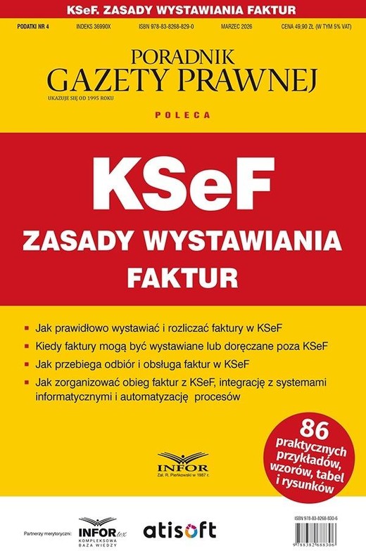 okładka KSeF zasady wystawiania faktur. Podatki 4/2026 książka | Praca Zbiorowa