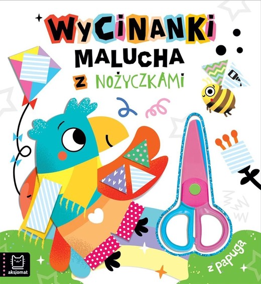 okładka Wycinanki malucha z nożyczkami. Z papugą książka | Agata Kaczyńska