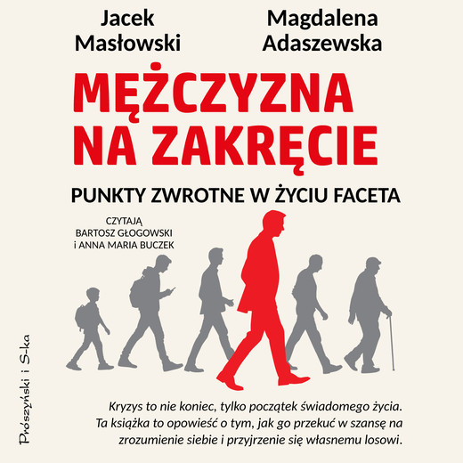 okładka Mężczyzna na zakręcie audiobook | MP3 | Jacek Masłowski, Magdalena Adaszewska