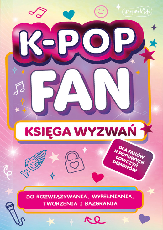 okładka K-POP FAN Księga wyzwań. K-Pop książka