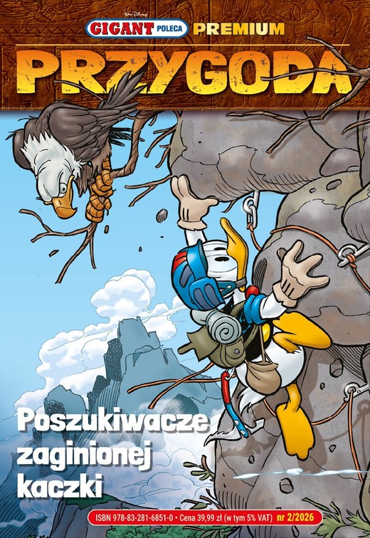 okładka Gigant Poleca Premium. Tom 2/2026. Przygoda. Poszukiwacze zaginionej kaczki książka | Opracowanie zbiorowe