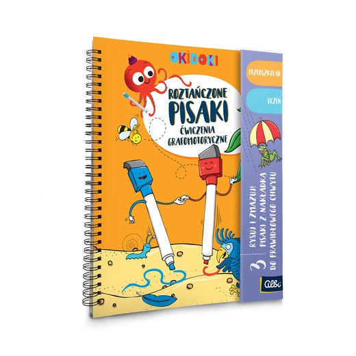 okładka OKIDOKI Roztańczone Pisaki 5+ książka