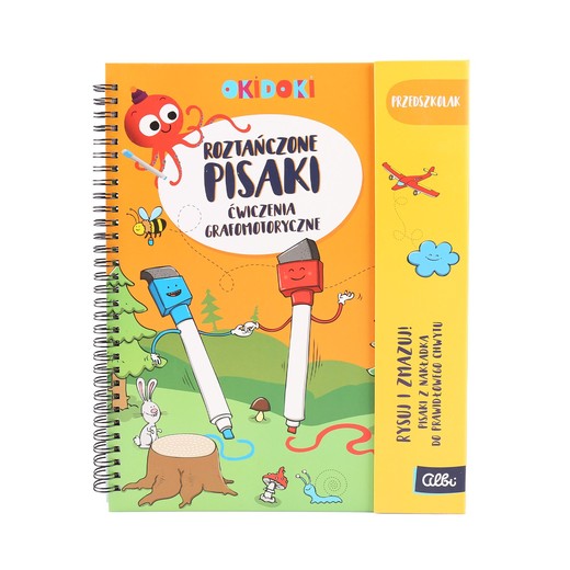 okładka OKIDOKI Roztańczone Pisaki 4+ książka
