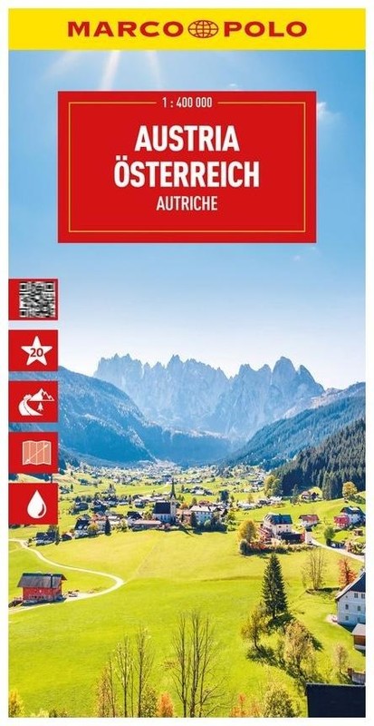okładka Mapa drogowa Austria 1:400 000 książka | Praca Zbiorowa
