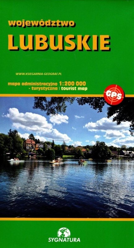 okładka Mapa tur. województwo lubuskie 1:200 000 książka | Praca Zbiorowa
