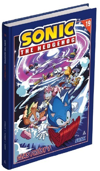 okładka Sonic the Hedgehog 19. Czas próby 1 książka | Curry ThomasiBracardi, Stanley Eva