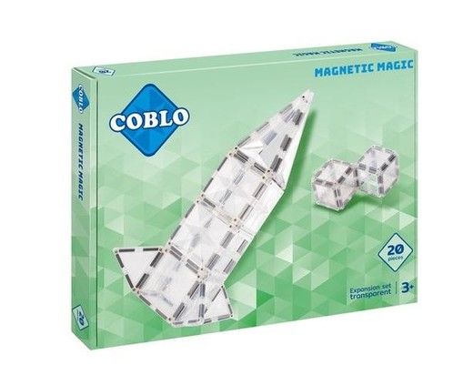 okładka Magnetyczne klocki konstrukcyjne Transparent 20el. książka