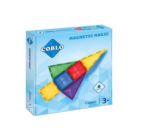 okładka Magnetyczne klocki konstrukcyjne Basic 8 el. książka