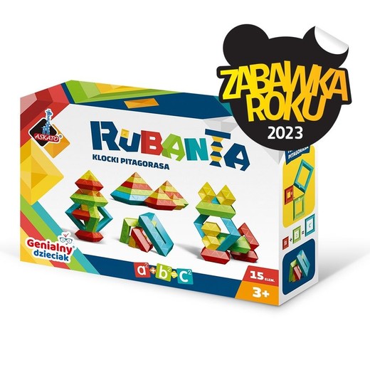okładka Rubanta klocki Pitagorasa 15 el. książka