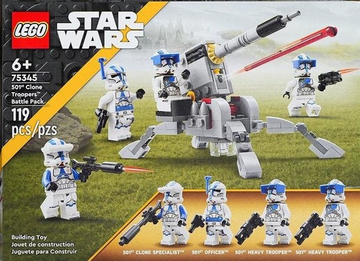 okładka LEGO(R) STAR WARS 75345 Zestaw bitewny - żołnierze.. książka