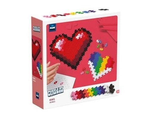 okładka Klocki Plus-Plus Puzzle By Numbers - Serce 250el. książka