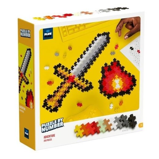 okładka Klocki Plus-Plus Puzzle By Numbers Przygoda 250el. książka