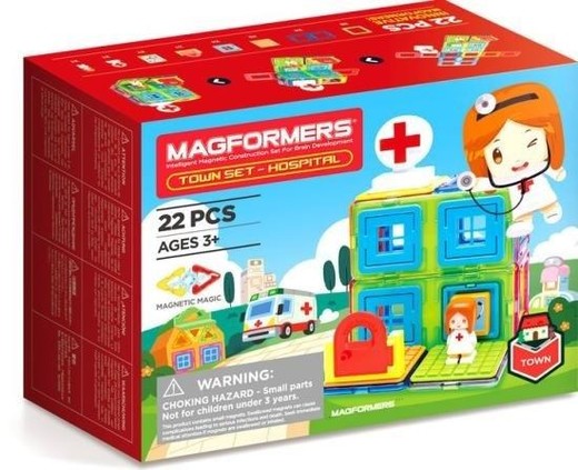 okładka Magformers Town Set - szpital książka
