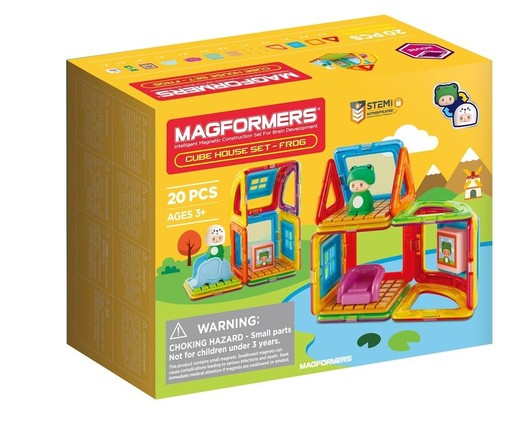 okładka Magformers Cube Domek Żaby 20el książka