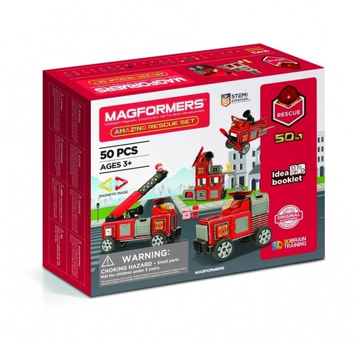 okładka Magformers Zestaw ratunkowy 50el książka