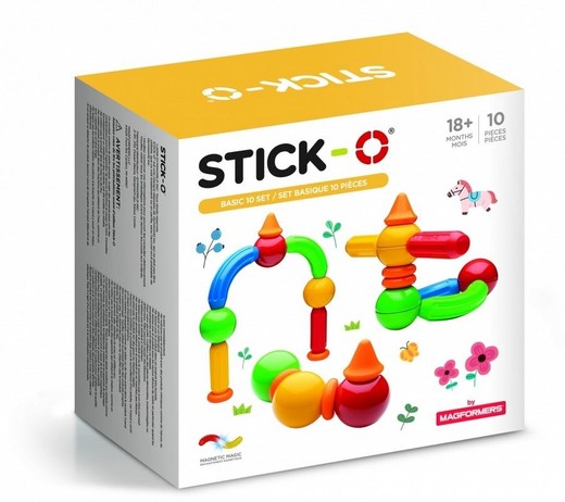 okładka Magformers Stick-O Basic 10el książka