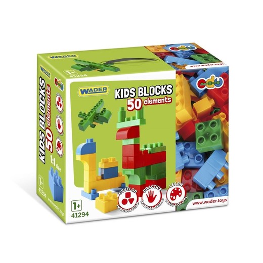 okładka Klocki Kids Blocks 50 elementów książka
