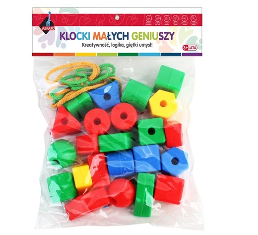 okładka Klocki Geometryczne 22 elementy książka