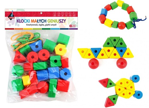 okładka Klocki Geometryczne 62 elementy książka