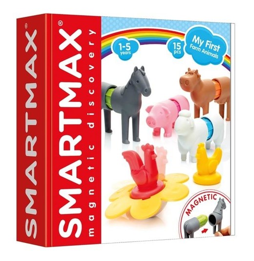 okładka Smart Max My First Farm Animals IUVI Games książka