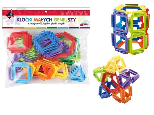 okładka Klocki szczotkowe - puzzle 32 elementy książka