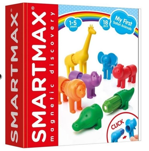 okładka Smart Max My First Safari Animals IUVI Games książka