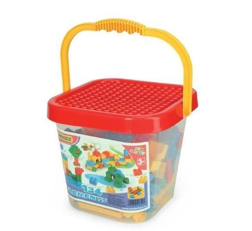 okładka Klocki Mini Blocks w wiaderku książka
