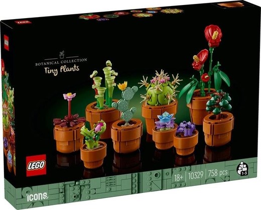 okładka LEGO(R) ICONS 10329 Małe roślinki książka