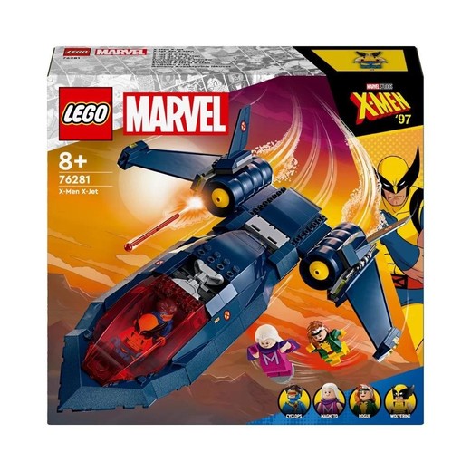 okładka LEGO(R) SUPER HEROES 76281 Odrzutowiec X-men książka