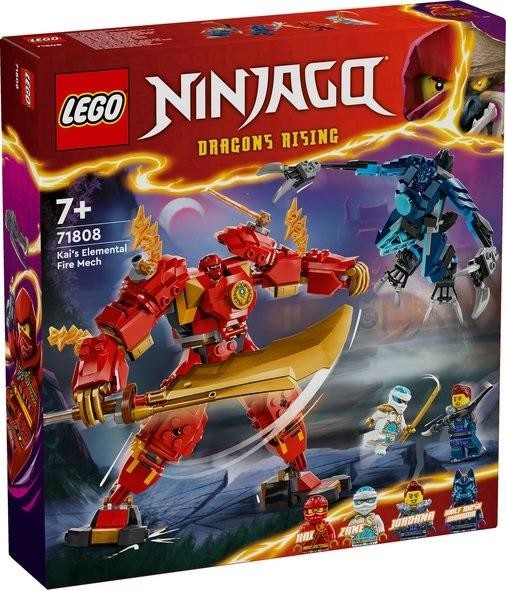 okładka LEGO(R) NINJAGO 71808 Mech żywiołu ognia Kaia książka