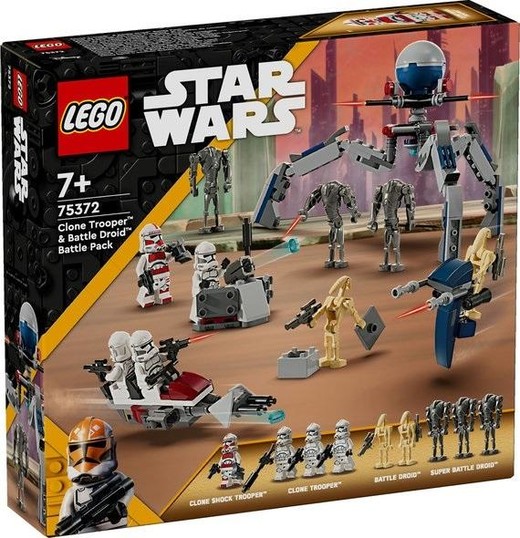 okładka LEGO(R) STAR WARS 75372 Zestaw bitewny z żołnierzem książka