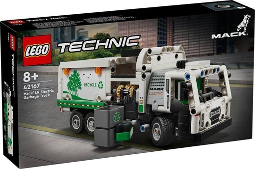 okładka LEGO(R) TECHNIC 42167 Śmieciarka Mack LR Electric książka