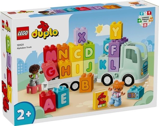 okładka LEGO(R) DUPLO 10421 Ciężarówka z alfabetem książka