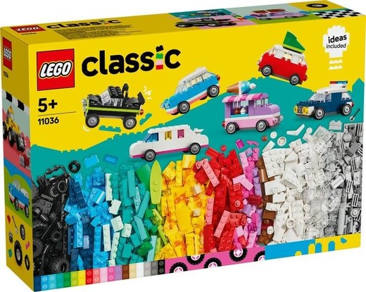 okładka LEGO(R) CLASSIC 11036 Kreatywne pojazdy książka