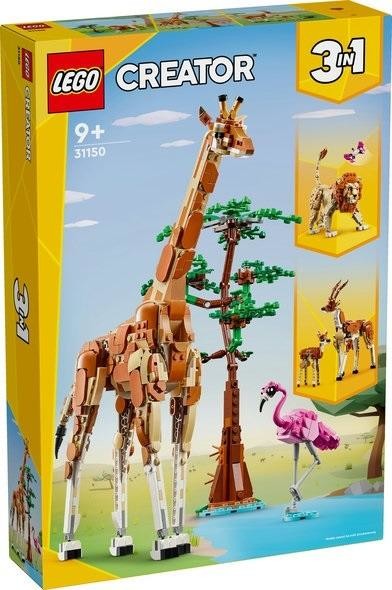 okładka LEGO(R) CREATOR 31150 Dzikie zwierzęta z safari książka