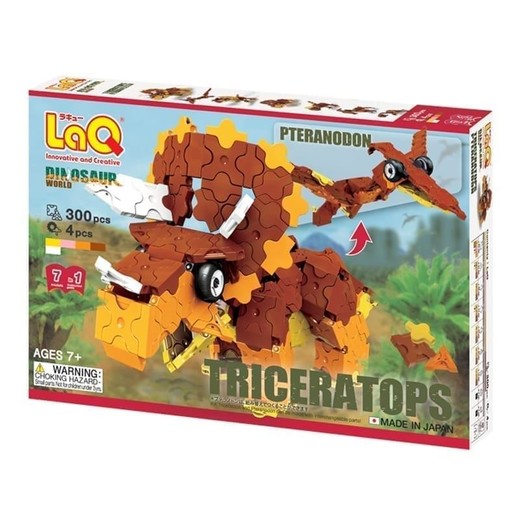 okładka Klocki edukacyjne Triceratops&Pteranod książka