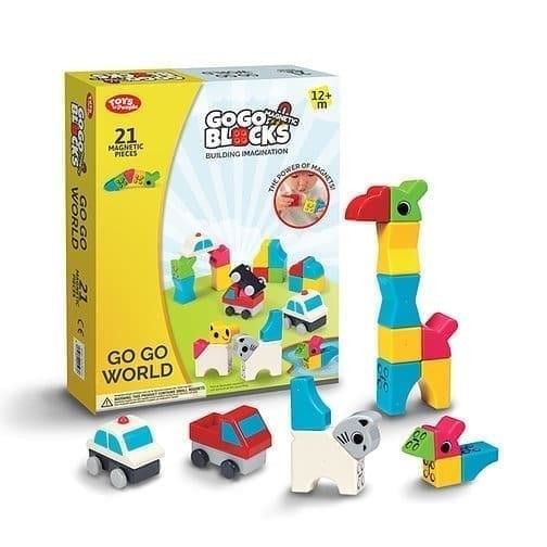 okładka Klocki magnetyczne GO GO 21el książka