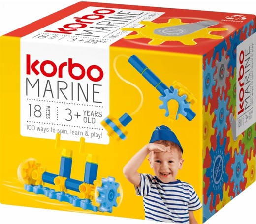 okładka Marine klocki 18 el książka