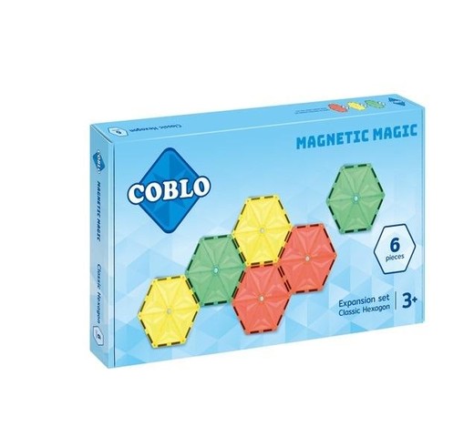 okładka Klocki magnetyczne 6 płyt hexagon 14cm książka