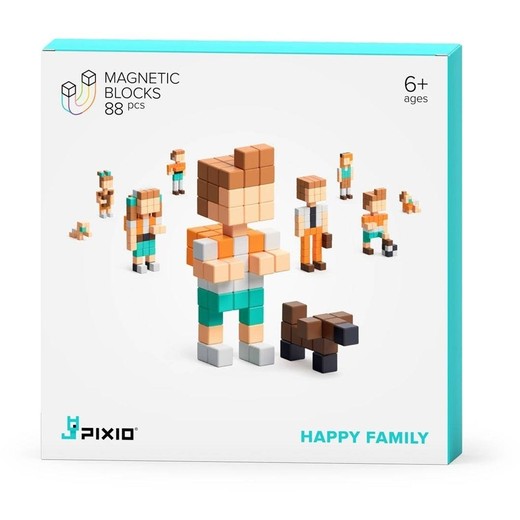 okładka Klocki Pixio 88 Happy Family książka