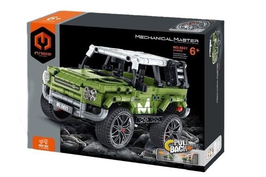 okładka Klocki Jeep zielony 474el książka