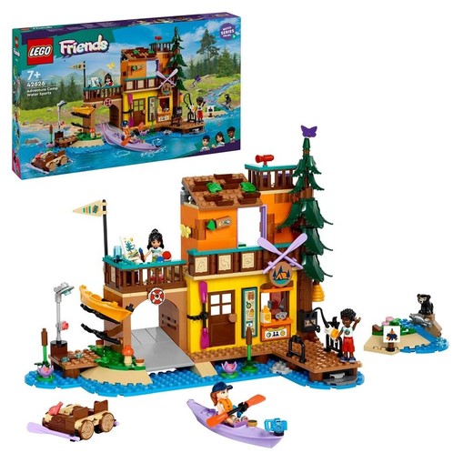 okładka LEGO(R) FRIENDS 42626 Sporty wodne na obozie kemping książka