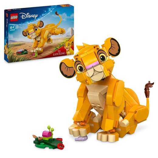 okładka LEGO(R) DISNEY 43243 Król Lew - Lwiątko Simba książka