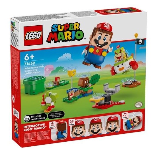 okładka LEGO(R) SUPER MARIO 71439 Przygody z figurką Mario książka