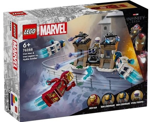 okładka LEGO(R) SUPER HEROES 76288 Iron Man i Iron Legion książka