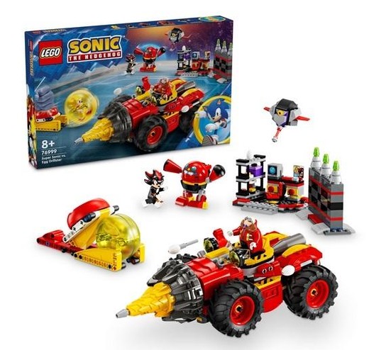 okładka LEGO(R) SONIC 76999 Super Sonic kontra Egg Drillster książka