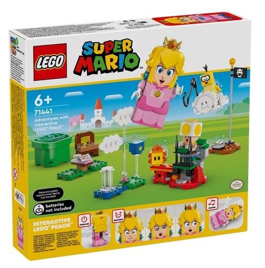 okładka LEGO(R) SUPER MARIO 71441 Przygody z figurką Peach książka